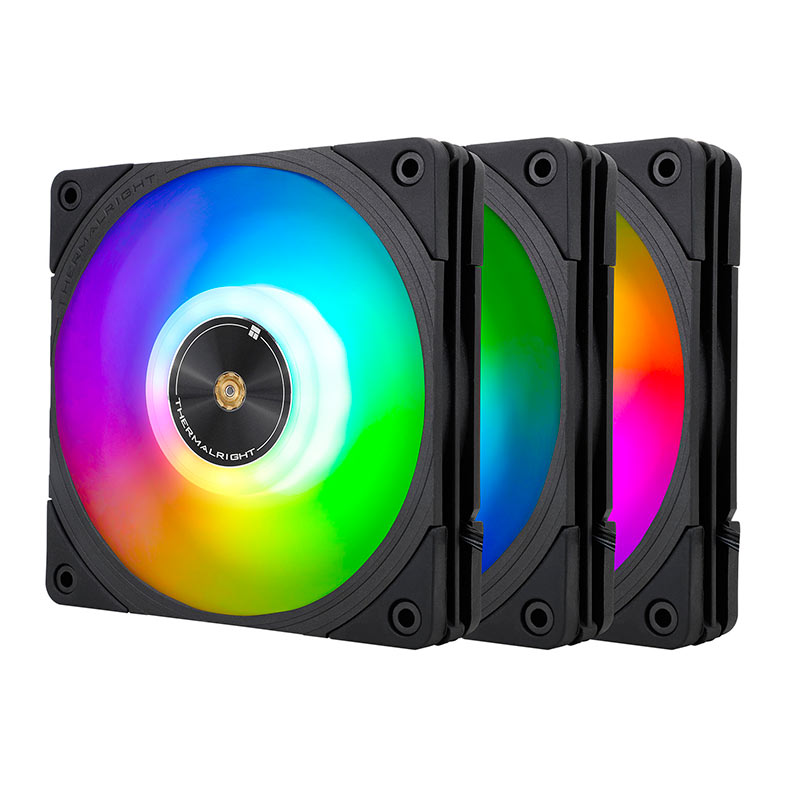 Kit Ventoinhas Thermalright TL-B12-SX3, ARGB, 3x120mm, Preto, TL-B12-SX3 - imagem 1