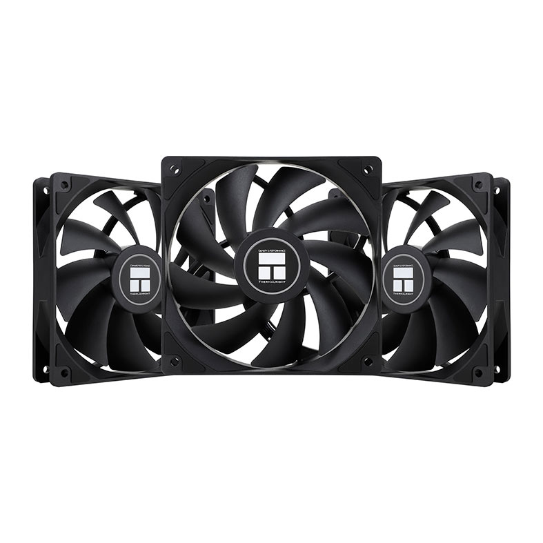 Kit Ventoinhas Thermalright TL-C12C-X3, 3x120mm, Preto, TL-C12C-X3 - imagem 1
