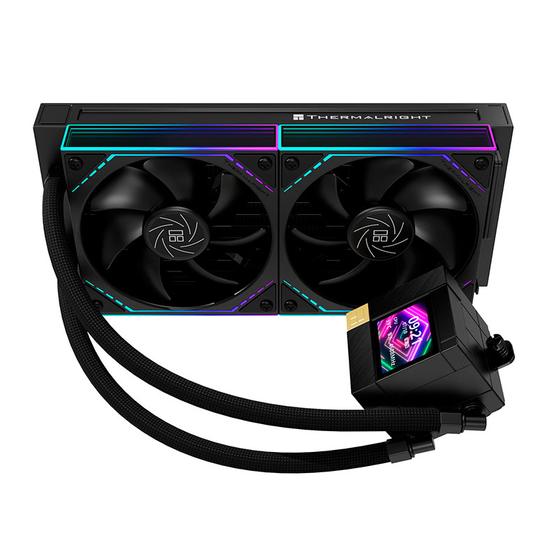 Water Cooler Thermalright Core Matrix Vision 240, ARGB, 240mm, Preto, TL-CORE-MATRIX-240-VISION-ARGB-BK - miniatura 4