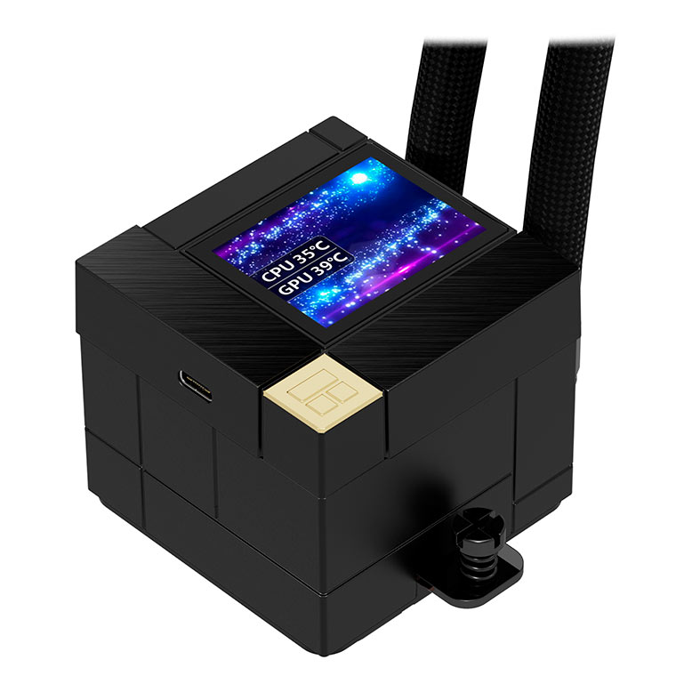 Water Cooler Thermalright Core Matrix Vision 240, ARGB, 240mm, Preto, TL-CORE-MATRIX-240-VISION-ARGB-BK - miniatura 7