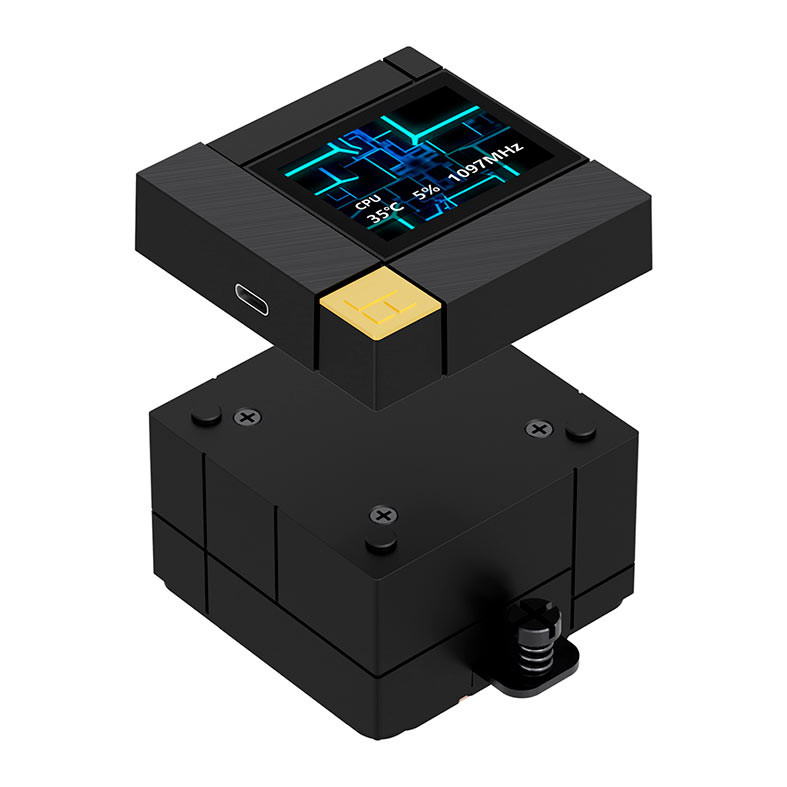 Water Cooler Thermalright Core Matrix Vision 240, ARGB, 240mm, Preto, TL-CORE-MATRIX-240-VISION-ARGB-BK - miniatura 8