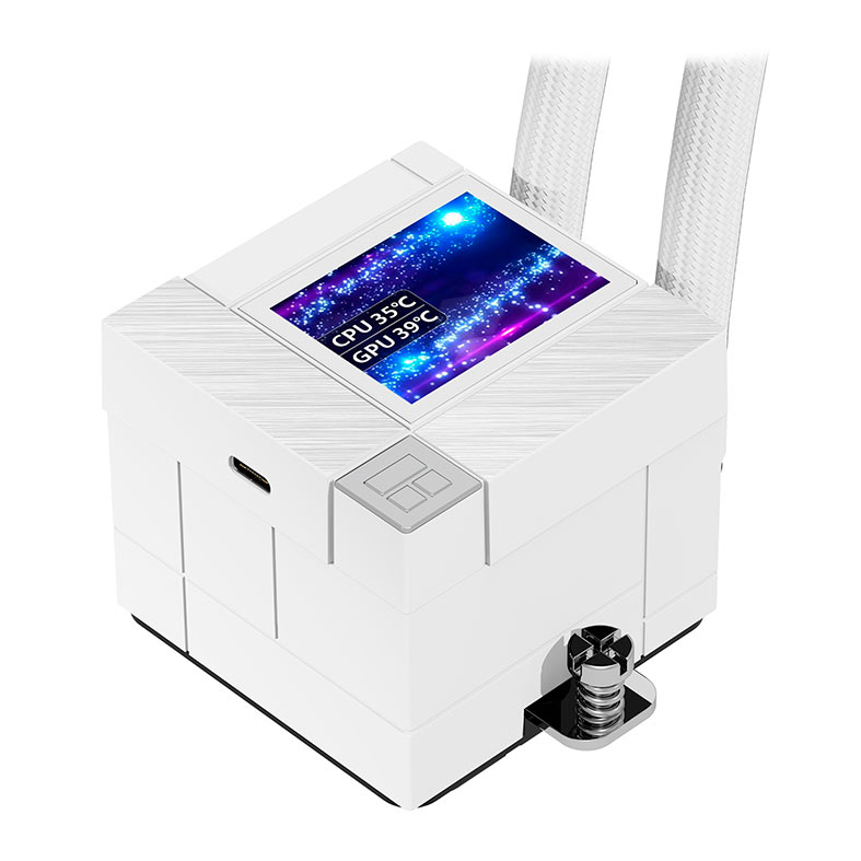 Water Cooler Thermalright Core Matrix Vision 240, ARGB, 240mm, Branco, TL-CORE-MATRIX-240-VISION-ARGB-WH - miniatura 7