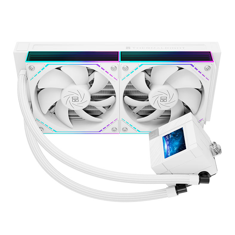 Water Cooler Thermalright Core Matrix Vision 240, ARGB, 240mm, Branco, TL-CORE-MATRIX-240-VISION-ARGB-WH - miniatura 4
