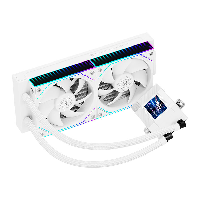 Water Cooler Thermalright Core Matrix Vision 240, ARGB, 240mm, Branco, TL-CORE-MATRIX-240-VISION-ARGB-WH - miniatura 3