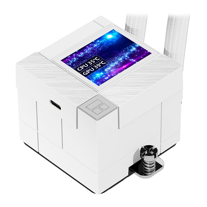 Water Cooler Thermalright Core Matrix Vision 360, ARGB, 360mm, Branco, TL-CORE-MATRIX-360-VISION-ARGB-WH - miniatura 7