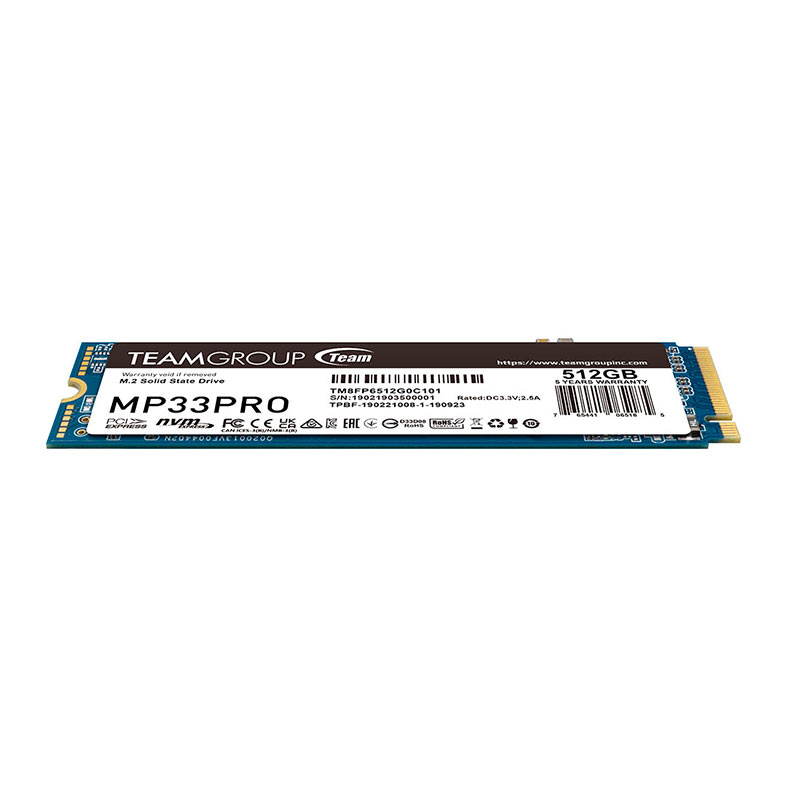 SSD Team Group MP33 Pro, 512GB, M.2 2280, PCIe NVMe, Leitura 3500MB/s, Gravacao 3000MB/s, TM8FPD512G0C101 - miniatura 5