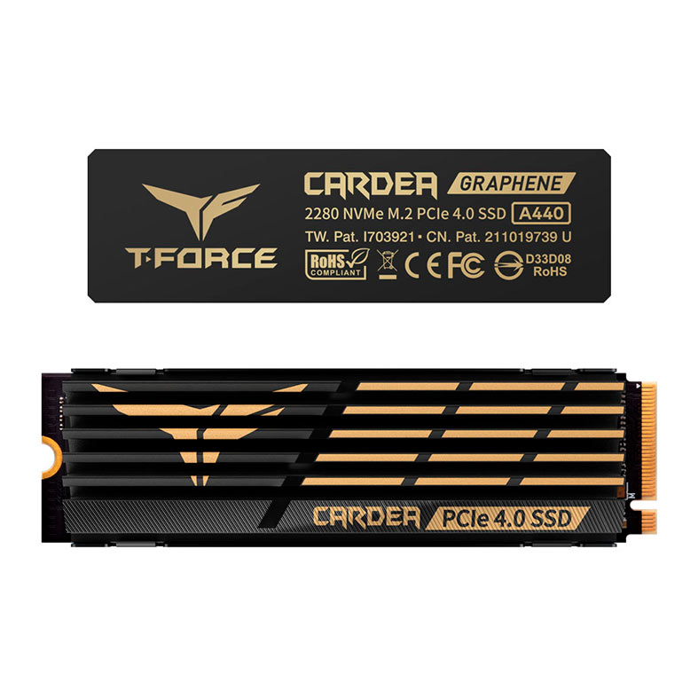 SSD Team Group Cardea A440, 2TB, M.2 2280, PCIe NVMe, Leitura 7000 MB/s, Gravacao 6900 MB/s, TM8FPZ002T0C327 - miniatura 3