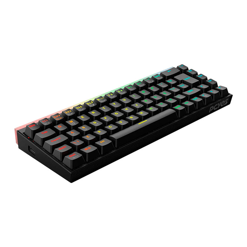 Teclado Mecanico PCYES Shiyan, 60%, RGB, ABNT2, Switch Blue, Preto, TPSHBVBL - miniatura 3