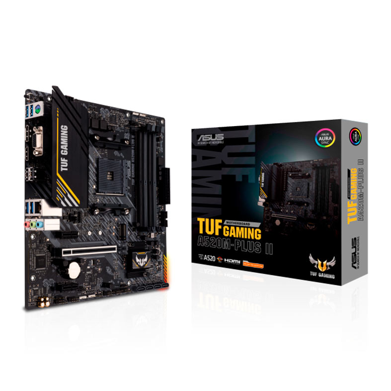 Placa Mae Asus TUF Gaming A520M-PLUS II, DDR4, Socket AMD AM4, M-ATX, Chipset AMD A520, TUF-GAMING-A520M-PLUS-II - miniatura 3