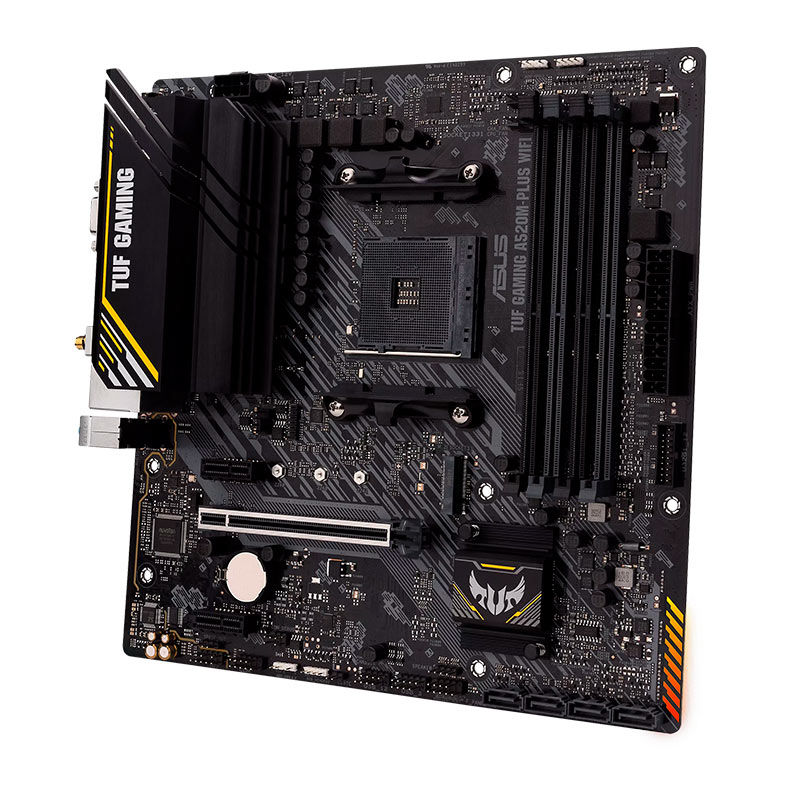 Placa Mae Asus TUF Gaming A520M-PLUS Wifi, DDR4, Socket AM4, M-ATX, Chipset A520M, TUF-GAMING-A520M-PLUS-WIFI - miniatura 5