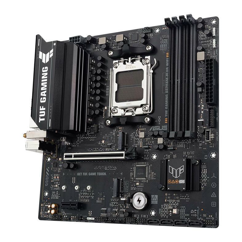 Placa Mae Asus TUF Gaming A620AM-Plus W-fi, DDR5, M-ATX, Chipset AMD A620A, TUF-GAMING-A620AM-PLUS-WIFI - miniatura 5
