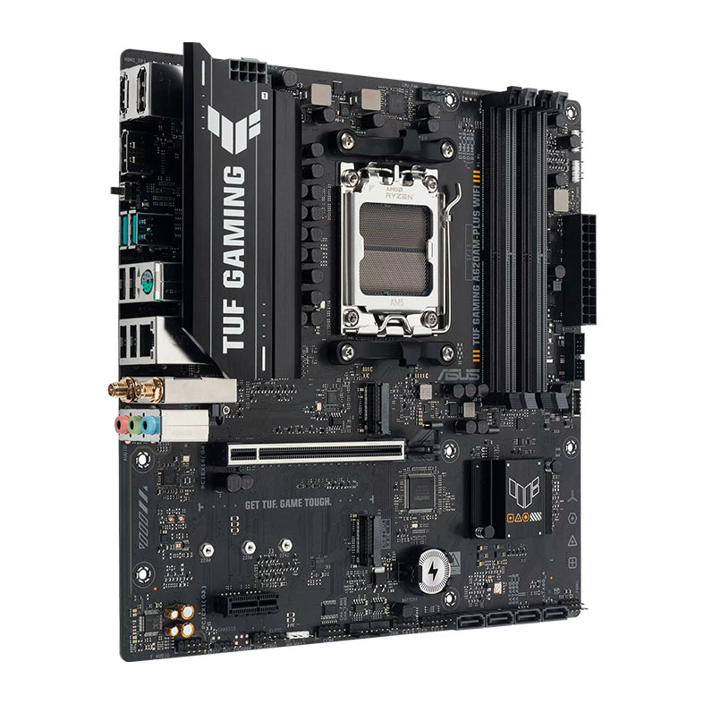 Placa Mae Asus TUF Gaming A620AM-Plus W-fi, DDR5, M-ATX, Chipset AMD A620A, TUF-GAMING-A620AM-PLUS-WIFI - miniatura 4