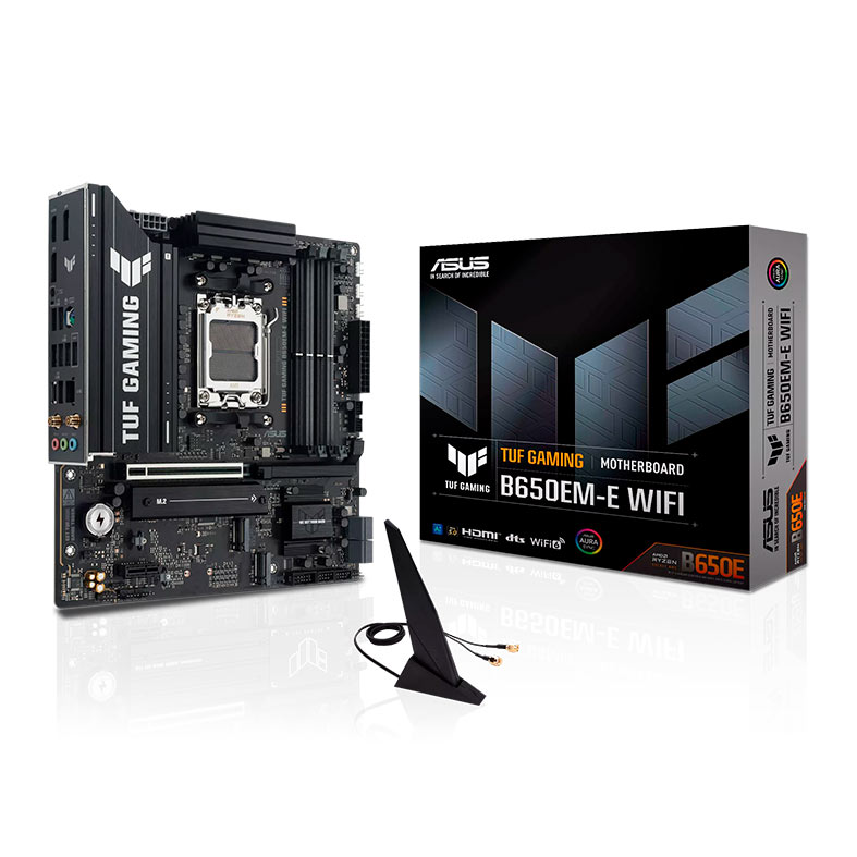 Placa Mae Asus TUF Gaming B650EM-E Wi-Fi, DDR5, Socket AMD AM5, M-ATX, Chipset AMD B650, TUF-GAMING-B650EM-E-WIFI - miniatura 3