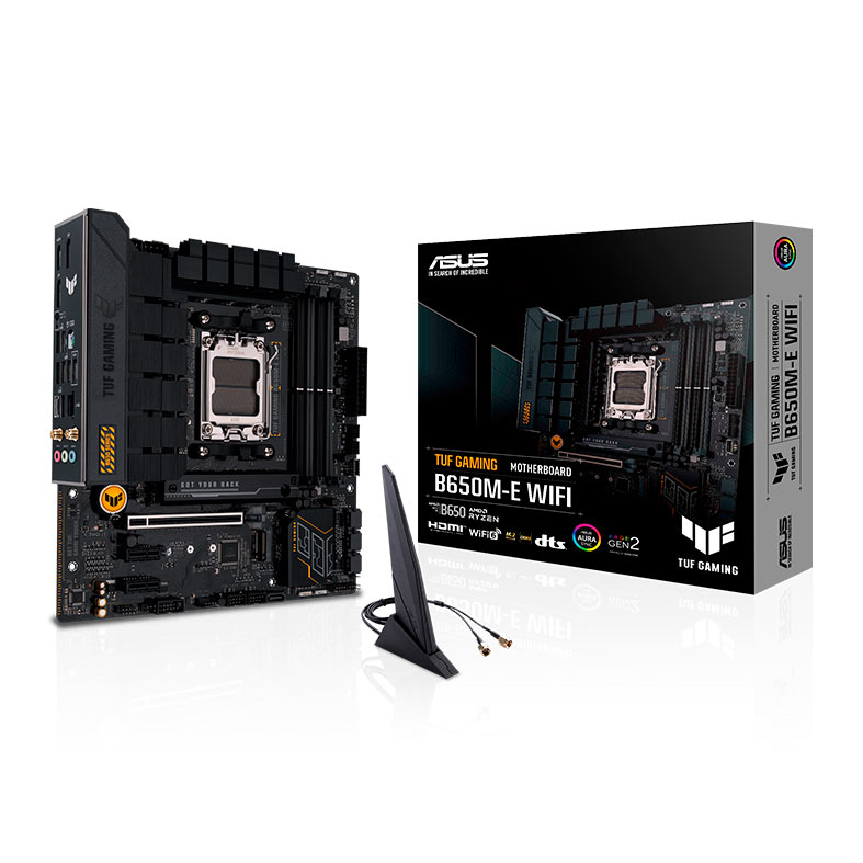 Placa Mae Asus Tuf Gaming B650M-E WIFI, DDR5, Socket AMD AM5, M-ATX, Chipset AMD B650, TUF-GAMING-B650M-E-WIFI - miniatura 3