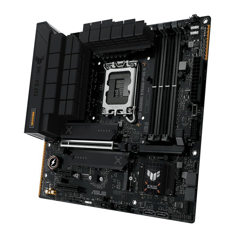 Placa Mae Asus TUF Gaming B760M-PLUS II, DDR5, Socket LGA 1700, M-ATX, Chipset Intel B760, TUF-GAMING-B760M-PLUS-II - miniatura 4
