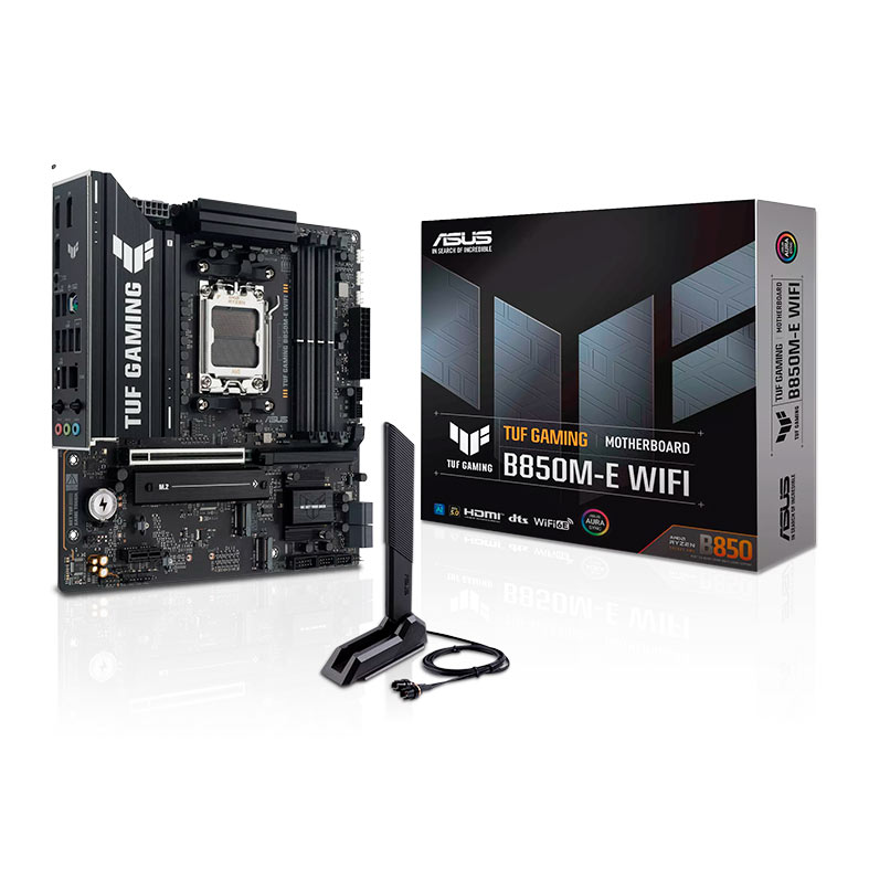 Placa Mae Asus TUF Gaming B850M-E Wi-Fi, DDR5, Socket AMD AM5, Chipset AMD B850, TUF-GAMING-B850M-E-WIFI - miniatura 3