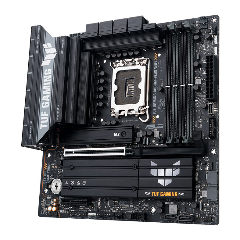 PRE VENDA - Placa Mae Asus TUF Gaming B860M-Plus WiFi, DDR5, LGA1851, M-ATX, Chipset Intel B860, TUF-GAMING-B860M-PLUS-WIFI - miniatura 4