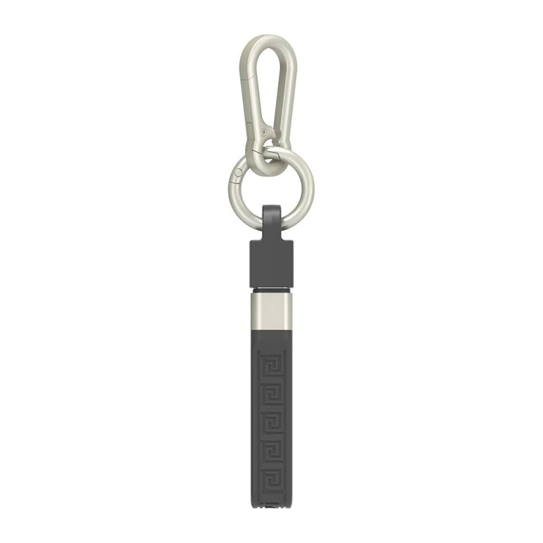 Cabo Tipo-C Para Tipo-C 4.0 Geonav, Com Chaveiro Mosquetao, Preto, UCC11SHBK - miniatura 4