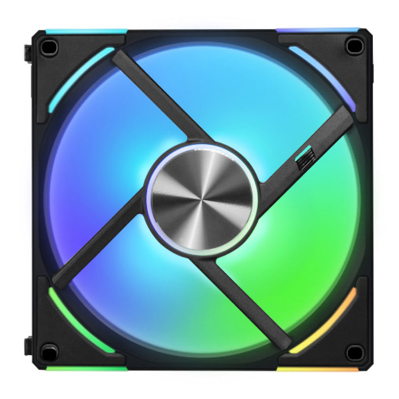 Ventoinha Lian Li AL120 V2, RGB, 120mm, Preto, UF-AL120V2-1B - miniatura 3