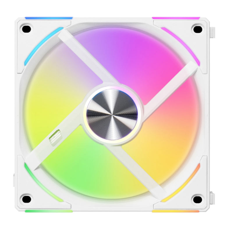Ventoinha Lian Li AL120 V2, RGB, 120mm, Branco, UF-AL120V2-1W - miniatura 3