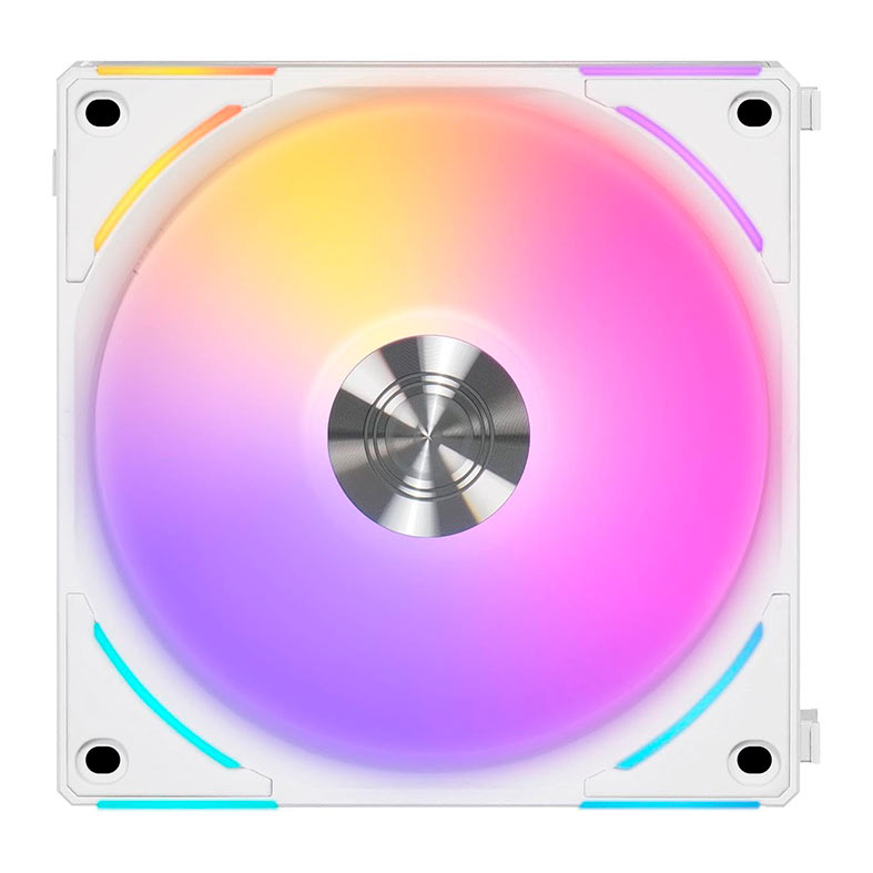 Kit Ventoinha Lian Li AL120 V2, RGB, 3x120mm, Branco, UF-AL120V2-3W - miniatura 3