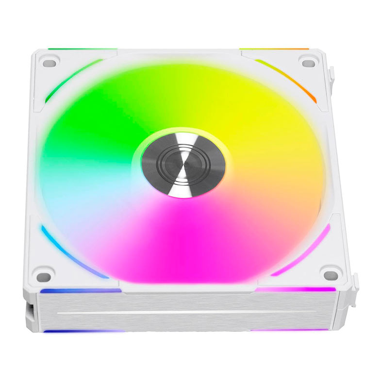 Kit Ventoinha Lian Li AL120 V2, RGB, 3x120mm, Branco, UF-AL120V2-3W - miniatura 4