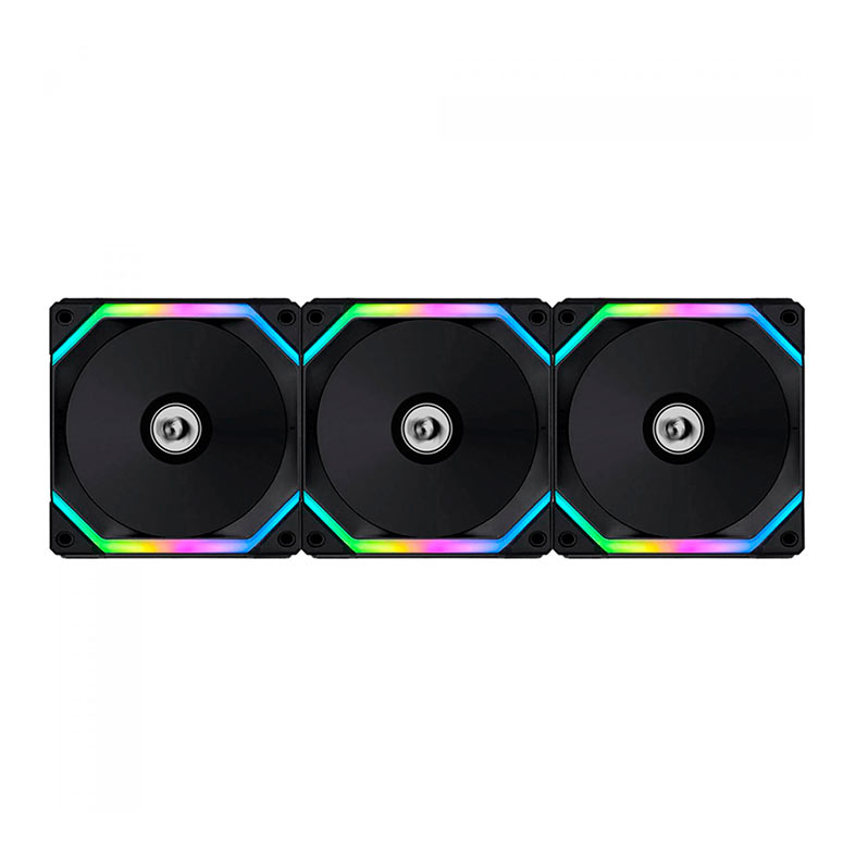 Kit Ventoinhas LIan Li Redragon Uni Fan SL120, RGB, 3x120mm, Preto, UF-SL120-3B-SI - miniatura 3