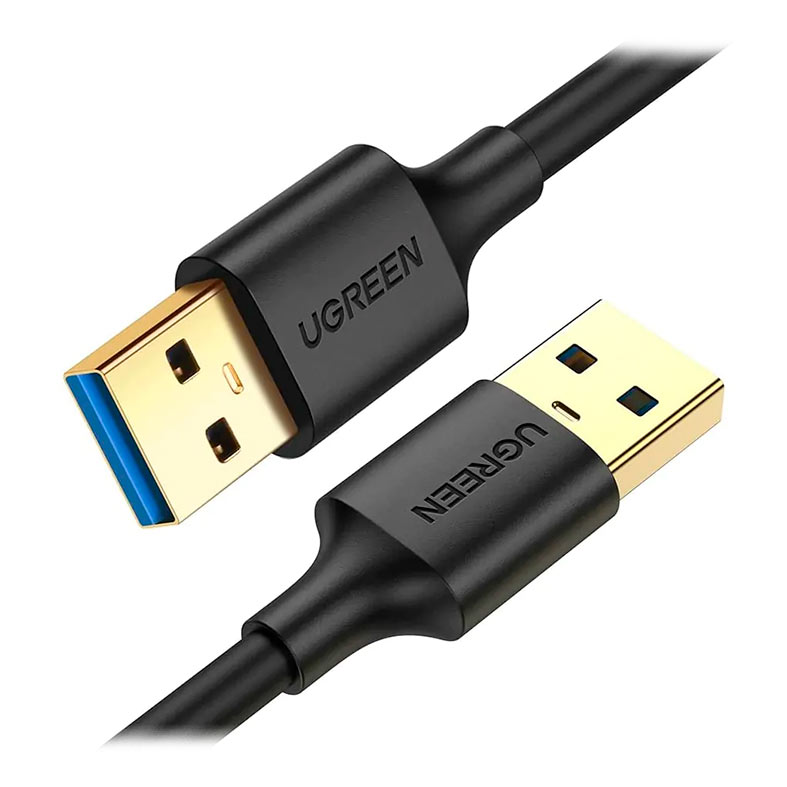Cabo UGREEN USB-A Macho para Macho, 2m, Preto, UG-10371 - miniatura 4