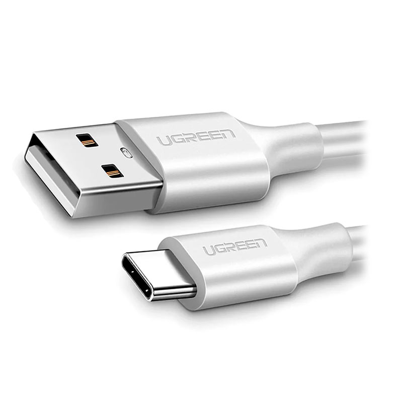 Cabo UGREEN USB-A para USB-C Nickel Plating, 1m, Branco, UG-60121 - miniatura 4