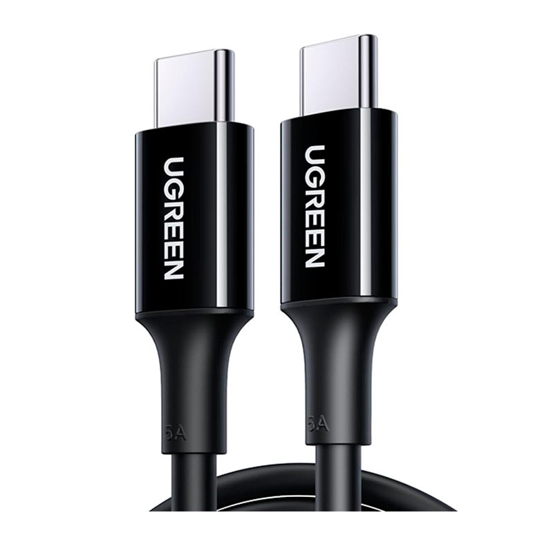 Cabo Tipo-C para Tipo-C UGREEN 2.0 Charging Cable 100W, 1m, Preto, UG-80371 - imagem 1