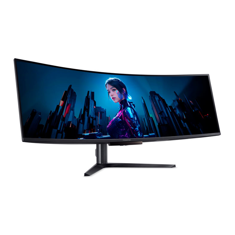 Monitor Gamer Acer Predator X49, 49 Pol, OLED, Curvo, Dual QHD, 0.03ms, 240Hz, FreeSync, HDMI/DP, UM.SXXAA.X02 - miniatura 3