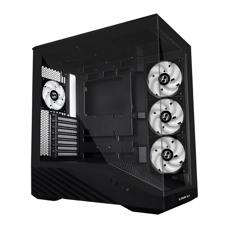 Gabinete Gamer Lian Vector V100, ARGB, Mid-Tower, Lateral de Vidro, Com 4 Fans, Preto, V100RX - miniatura 4