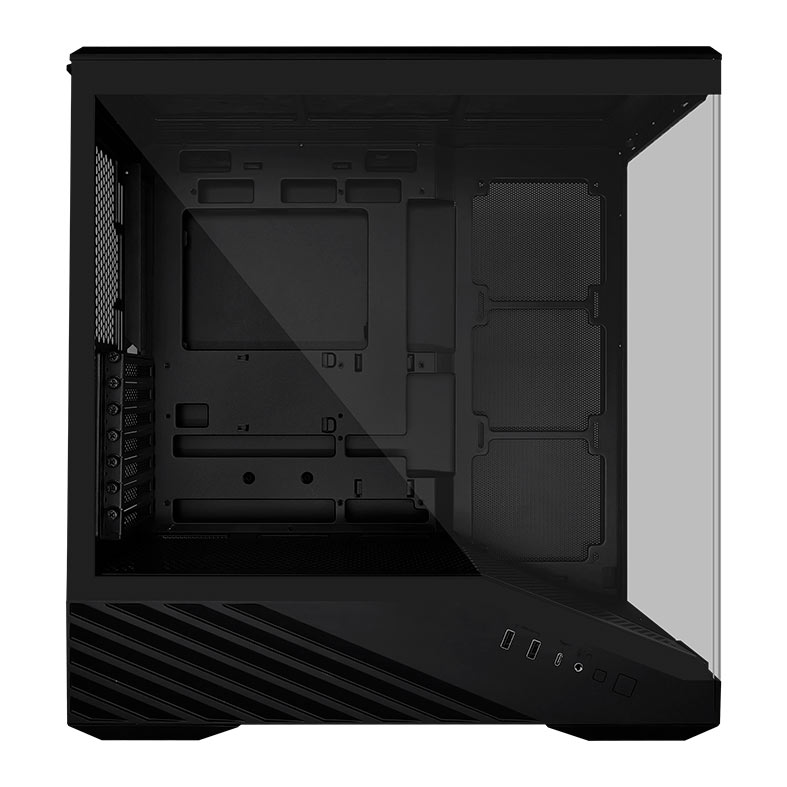 Gabinete Gamer Lian Vector V100, ARGB, Mid-Tower, Lateral de Vidro, Preto, V100X - miniatura 4
