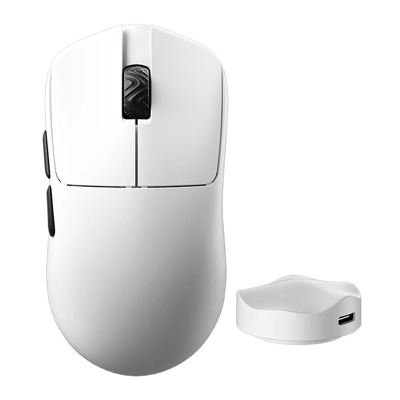 PRE VENDA - Mouse Gamer Scyrox V6, 8K, 30000DPI, 5 Botoes, Wireless, Branco, V6-WHITE - miniatura 3