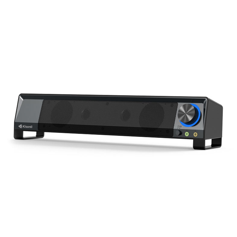 Soundbar Kisonli Vibestrike X2, 6W, USB, Preto e Cinza, VBS-X2-BL12 - miniatura 4