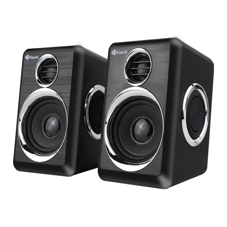 Caixa de Som Kisonli Vibebolt T005, 6W, USB, Preto e Prata, VBT-T005-BL14 - imagem 1