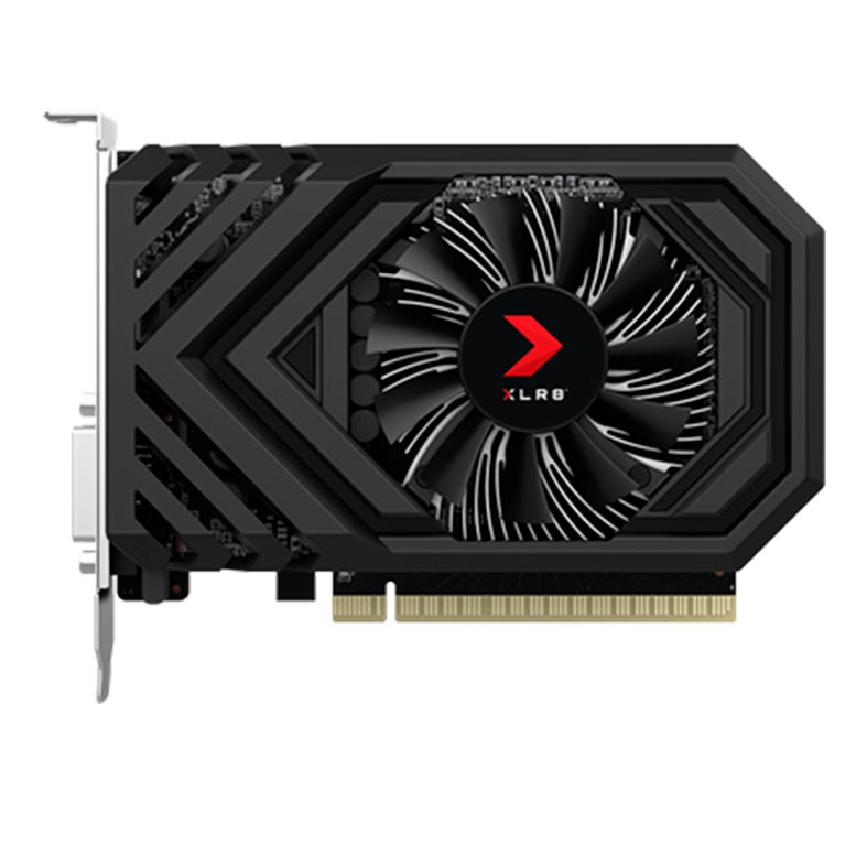 Placa de Video PNY GeForce GTX 1650 4GB GDDR5 XLR8 OC 128-bit, VCG16504SFPPB-O