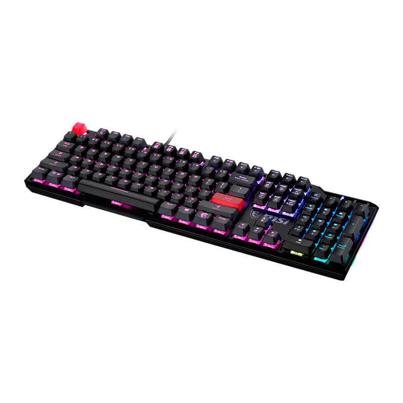 Teclado Mecanico MSI Vigor GK41, RGB, Switch Vermelho, Preto, VIGOR-GK41-DUSK-LR-US - miniatura 5