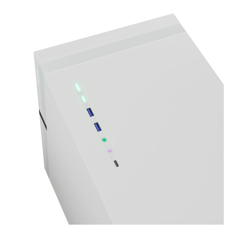 Gabinete Gamer Valkyrie VK02 Lite, RGB, Mid-Tower, Com 1 Fan, Lateral de Vidro, Branco, VK02-LITE-WH - miniatura 5