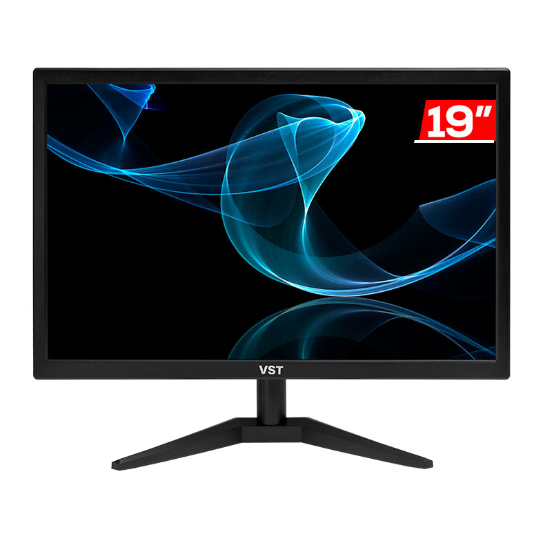 Monitor VST 19, 19 Pol, HD, 5ms, 60Hz, HDMI/VGA, VST-VST19-BL01 - imagem 1