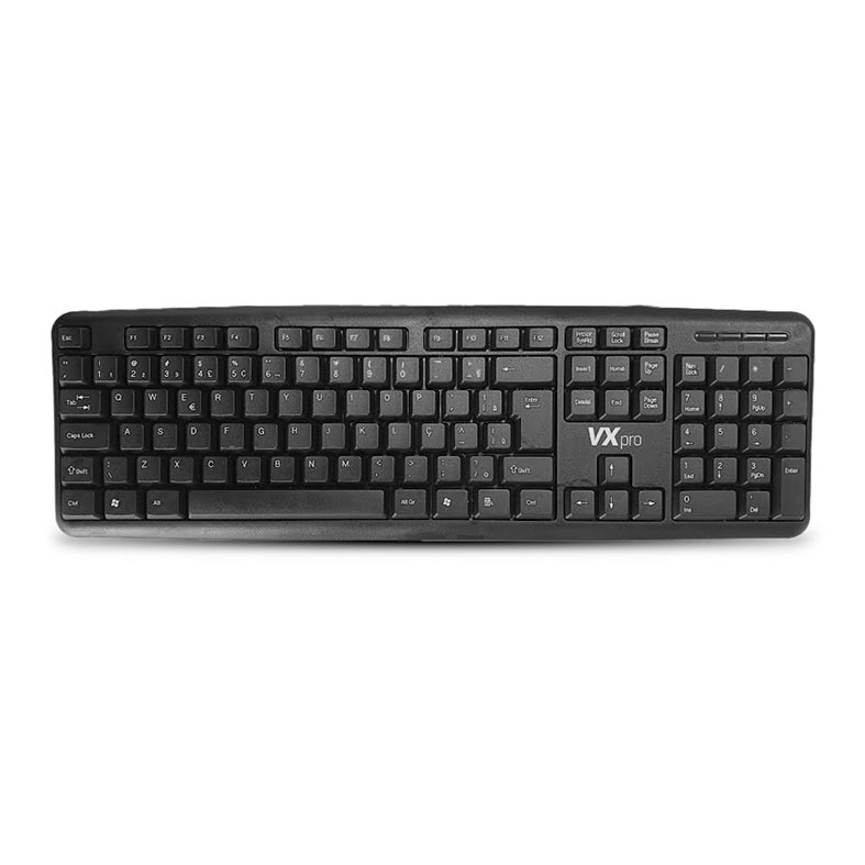 Teclado Duex VXKB110, USB, Preto, VXKB110 - imagem 1