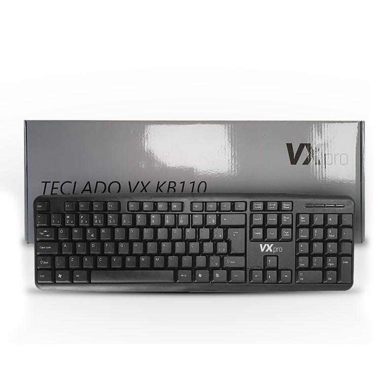 Teclado Duex VXKB110, USB, Preto, VXKB110 - miniatura 3