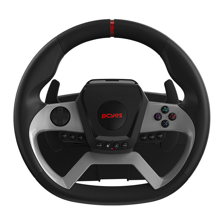 Volante PCYes W270, Com Pedais e Cambio, PC/Xbox/Playstation, Preto, W270 - miniatura 4