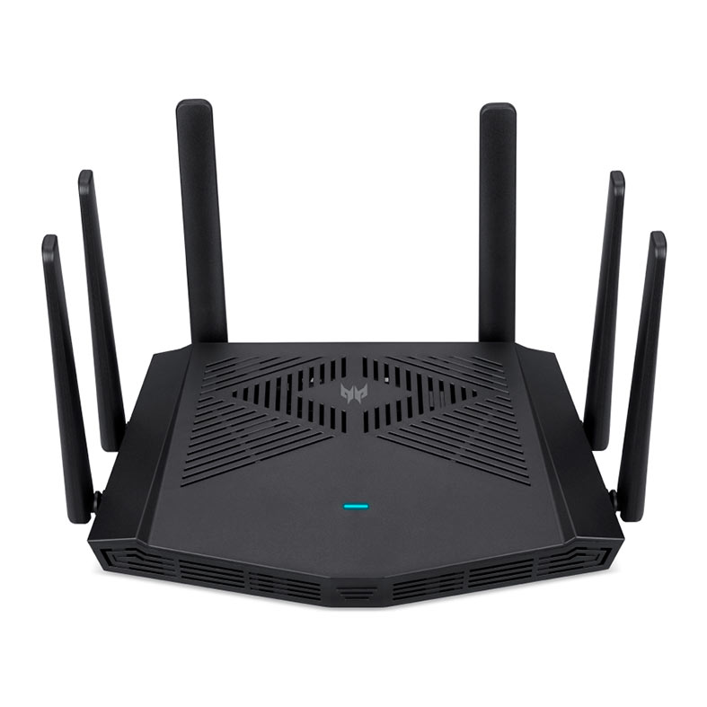 Roteador Acer Predator W6X, Wi-Fi 6, AX6000, Preto, W6X - imagem 1