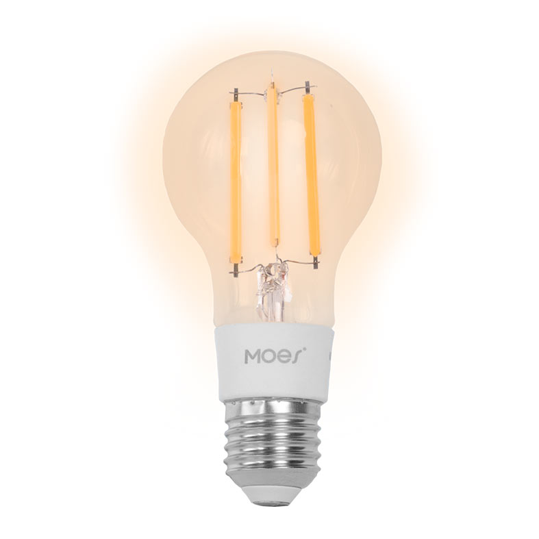 Lampada de Filamento Inteligente Moes, WiFi, 7W, WB-TDA7-F-E27-MS - miniatura 3