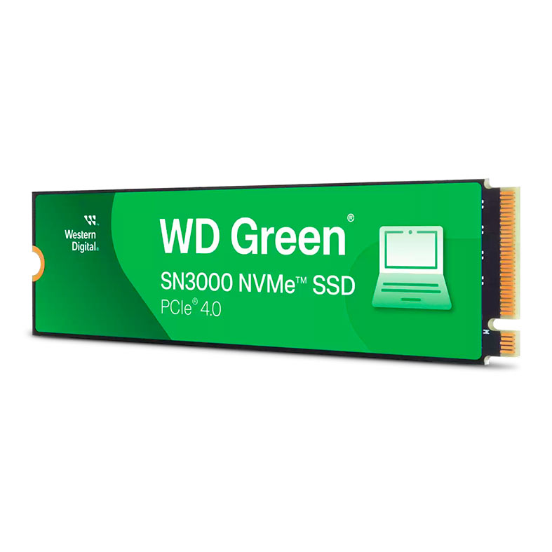 SSD WD Green SN3000, 1TB, M.2 2280, PCIe NVMe, Leitura 5000MB/s, Gravacao 4200MB/s, WDS100T4G0E - miniatura 3