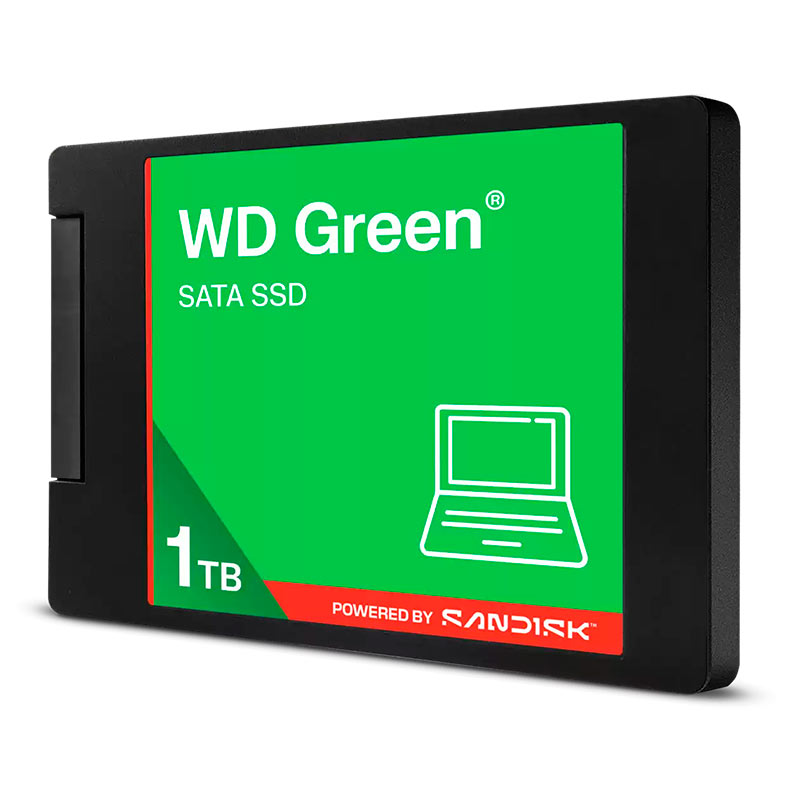 SSD WD Green, 1TB, 2.5, Sata III 6GB/s, Leitura 545MB/s, Gravacao 515MB/s, WDS100T5G0A - miniatura 3