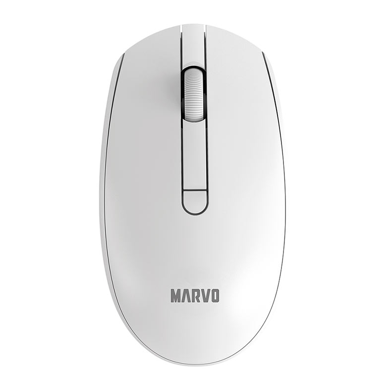 Kit Teclado e Mouse Marvo WS005, ABNT2, 1600PI, Wireless, Branco, WS005-WH-PT - miniatura 4