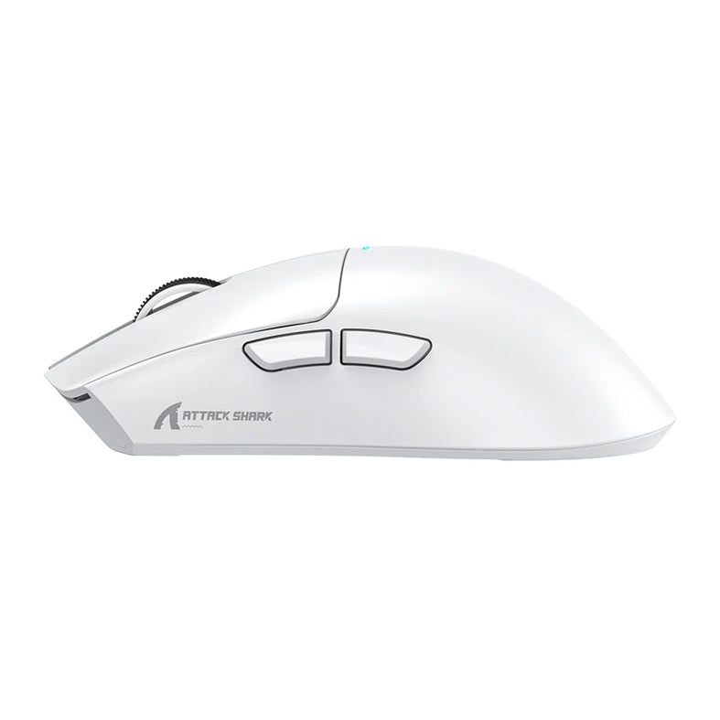 PRE VENDA - Mouse Gamer Attack Shark X11, RGB, 22000DPI, 7 Botoes, Tri-Mode, Branco, X11-WH - miniatura 4