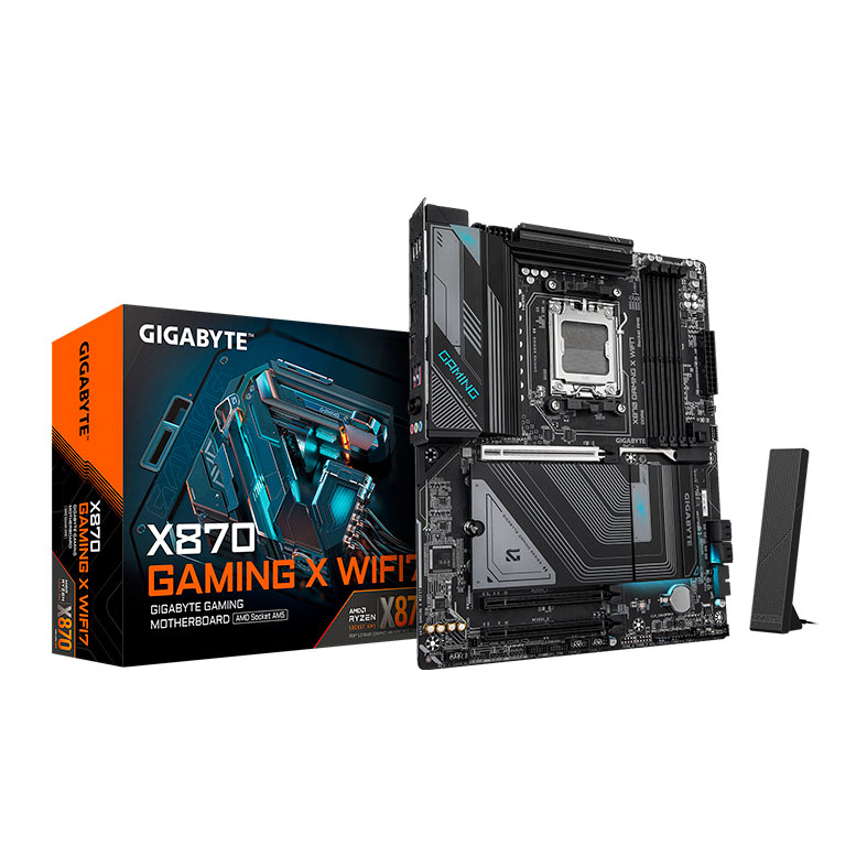Placa Mae Gigabyte X870 Gaming X WiFi7, DDR5, Socket AMD AM5, ATX, Chipset AMD X870, X870-GAMING-X-WIFI7 - miniatura 3